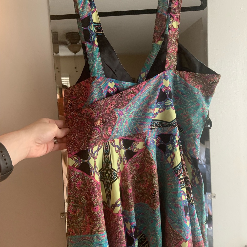 Nasty Gal Multicolor Patterned Dress